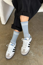 Load image into Gallery viewer, Boyfriend Socks: Blue Grey