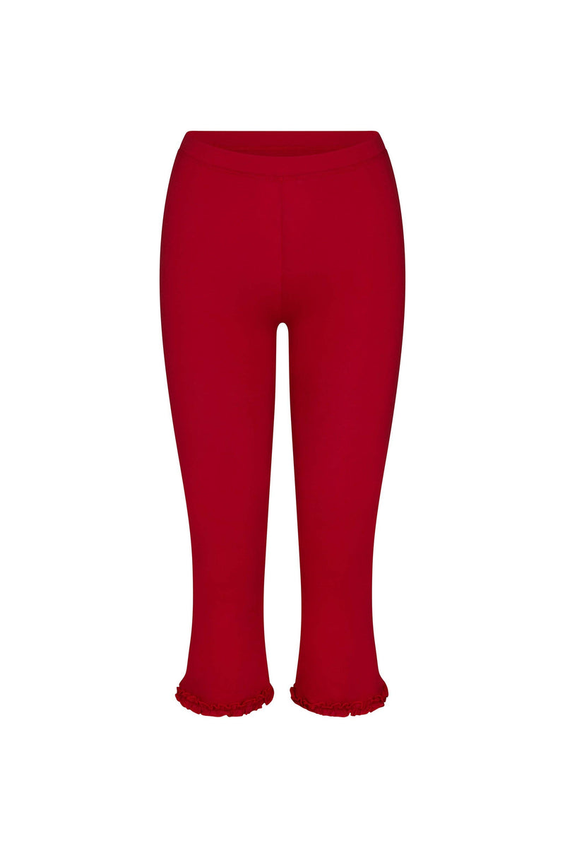 Ruffle Capri - Cherry – Muz & Rose