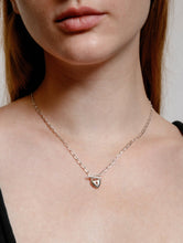 Load image into Gallery viewer, Heart Toggle Necklace in Sterling Silver
