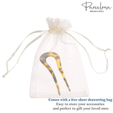 Load image into Gallery viewer, French Hair Pin: Savana Light Shell