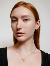 Load image into Gallery viewer, Heart Toggle Necklace in Sterling Silver