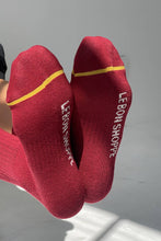Load image into Gallery viewer, Boyfriend Socks: Cardinal