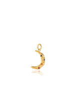 Load image into Gallery viewer, Méliès Stardust Moon Charm - Gold
