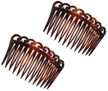Load image into Gallery viewer, French Swirl Small Side Hair Combs (2 Pcs): Tortoise Shell