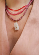 Load image into Gallery viewer, Fuchsia Gemstone Necklace