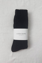 Load image into Gallery viewer, Cottage Socks: Black