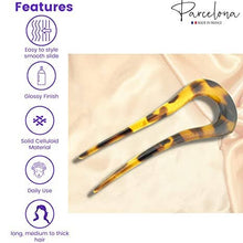 Load image into Gallery viewer, French Hair Pin: Savana Light Shell