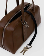Load image into Gallery viewer, Recycled Leather Bowler Bag - Brown