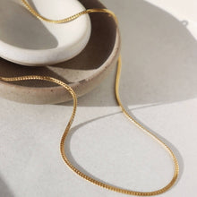 Load image into Gallery viewer, Classic Herringbone Chain: 14k Gold Fill / 16"