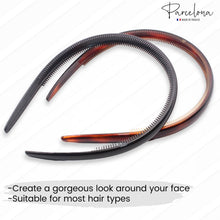 Load image into Gallery viewer, French Headband Set: Black & Tortoise