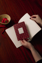 Load image into Gallery viewer, Checkerboard & Bows Softcover Notebook Set of 2 - A5 & A6