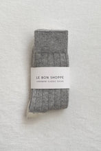 Load image into Gallery viewer, Classic Cashmere Socks: Grey Melange