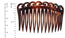 Load image into Gallery viewer, French Swirl Small Side Hair Combs (2 Pcs): Tortoise Shell