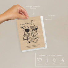 Load image into Gallery viewer, Cin Cin - Wedding Card