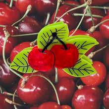 Load image into Gallery viewer, Cherries Hair Claw