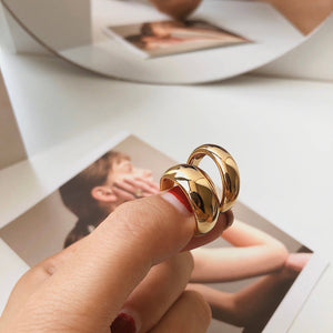 Gold Dome Ring - 18K Gold Filled