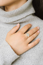 Load image into Gallery viewer, Eden Signet Ring: Sterling Silver