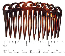 Load image into Gallery viewer, French Swirl Small Side Hair Combs (2 Pcs): Tortoise Shell