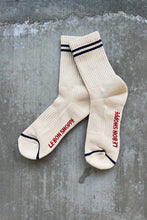 Load image into Gallery viewer, Boyfriend Socks: Parchment