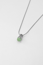 Load image into Gallery viewer, Token Necklace: Mint / Sterling Silver
