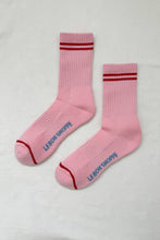 Load image into Gallery viewer, Boyfriend Socks: Amour Pink