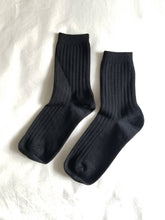 Load image into Gallery viewer, Her Socks: True Black