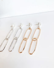 Load image into Gallery viewer, Eudora Link Earrings in Silver