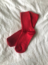 Load image into Gallery viewer, Her Socks: Classic Red