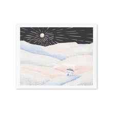 Load image into Gallery viewer, Snowy Mountain Print: 8x10