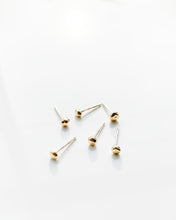 Load image into Gallery viewer, Gaia Stud Earrings - Recycled 14k Solid Gold