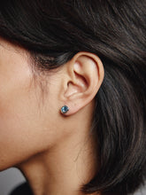 Load image into Gallery viewer, Cora Studs - Blue Topaz