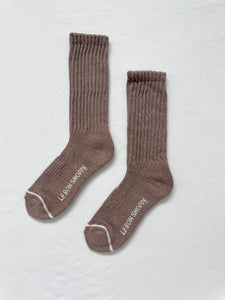 Ballet Socks: Mocha Mousse