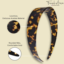 Load image into Gallery viewer, French Ultracomfort Wide Headband: Tort