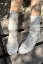 Load image into Gallery viewer, Mohair Veil Socks: Cream