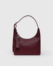Load image into Gallery viewer, Mini Recycled Leather Shoulder Bag - Mahogany