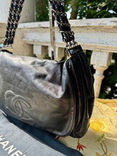 Load image into Gallery viewer, CHANEL Black Lambskin Hobo Bag