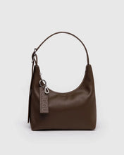 Load image into Gallery viewer, Mini Recycled Leather Shoulder Bag - Brown