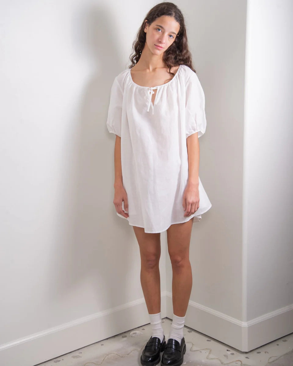 The Lawn Dress - White
