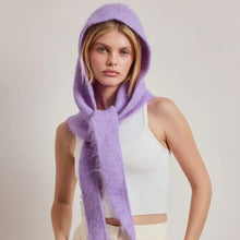 Load image into Gallery viewer, The Alpaca Hooded Scarf - Lavender