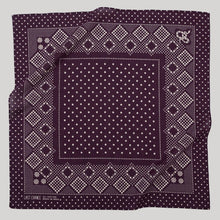 Load image into Gallery viewer, Cotton Daisy Bandana | Plum