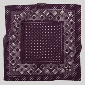 Cotton Daisy Bandana | Plum