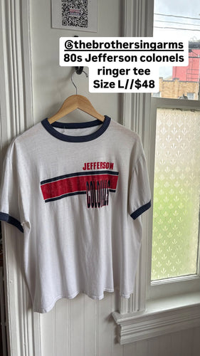 BNG 80s Jefferson Colonels Ringer Tee [L]