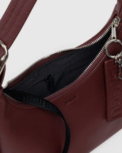 Load image into Gallery viewer, Mini Recycled Leather Shoulder Bag - Mahogany