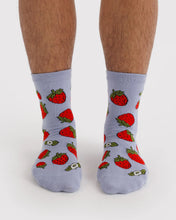 Load image into Gallery viewer, Crew Sock - Strawberry Blossom