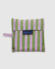 Load image into Gallery viewer, Standard Baggu - Avocado Candy Stripe