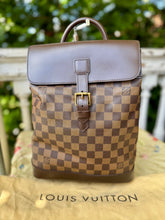 Load image into Gallery viewer, LOUIS VUITTON Soho Backpack in Damier Ebene Canvas