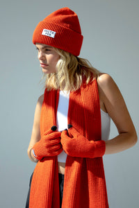 The Recycled Bottle Gloves - Sunkissed Coral