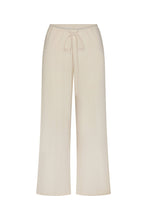 Load image into Gallery viewer, Drawstring Pointelle Pant: Gossamer
