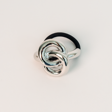 Load image into Gallery viewer, Eternal Loop Hair Tie l Silver