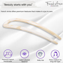 Load image into Gallery viewer, French Hair Pin: Pearl Ivory